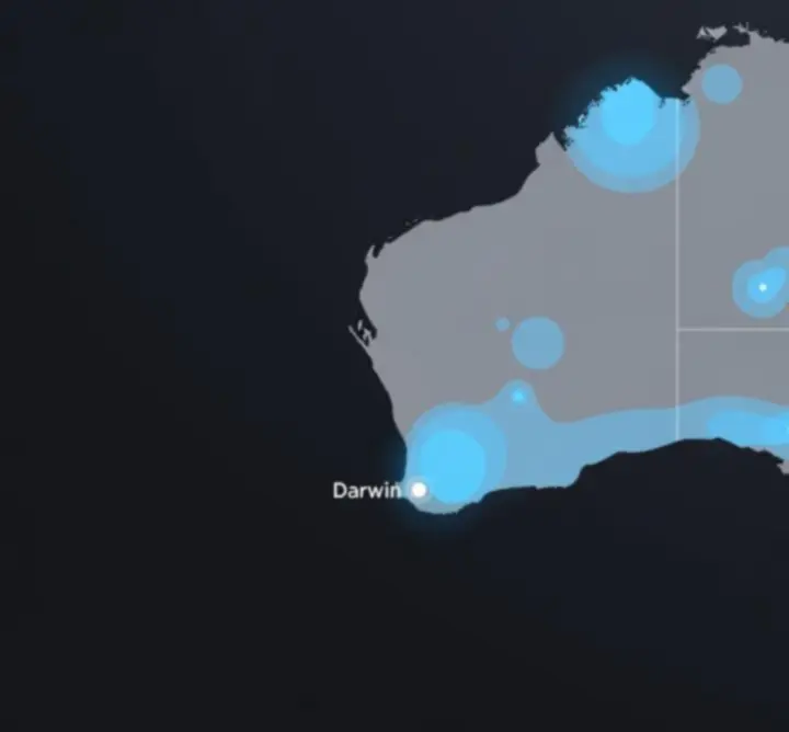 Map of Australia showing Mobile Case Workshop custom phone case production coverage